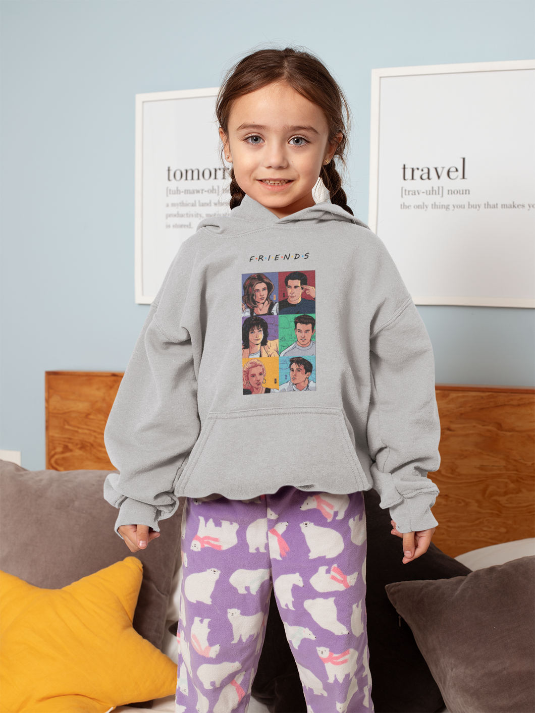 Friends Web Series Girl Hoodies-KidsFashionVilla