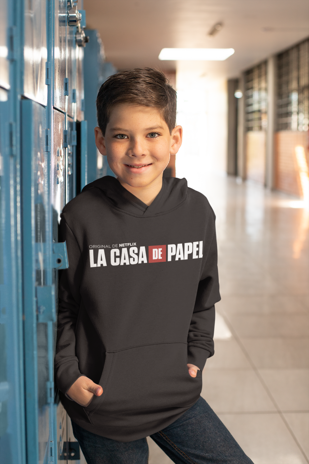 La Casa De Papel Money Heist Boy Hoodies-KidsFashionVilla