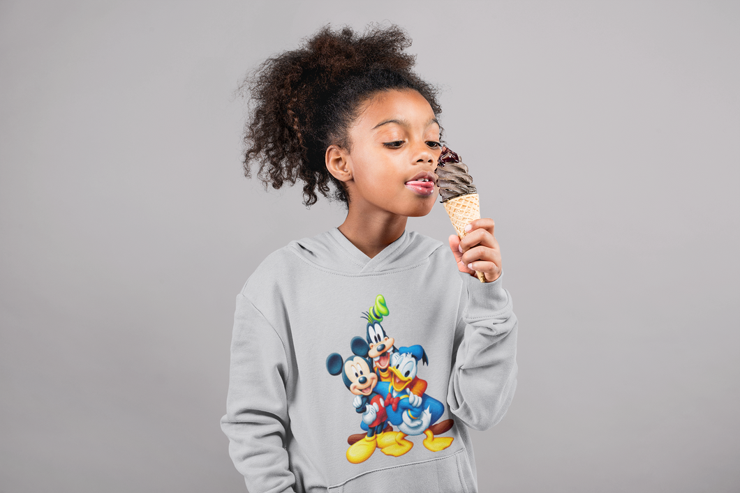 Cute Cartoon Girl Hoodies-KidsFashionVilla