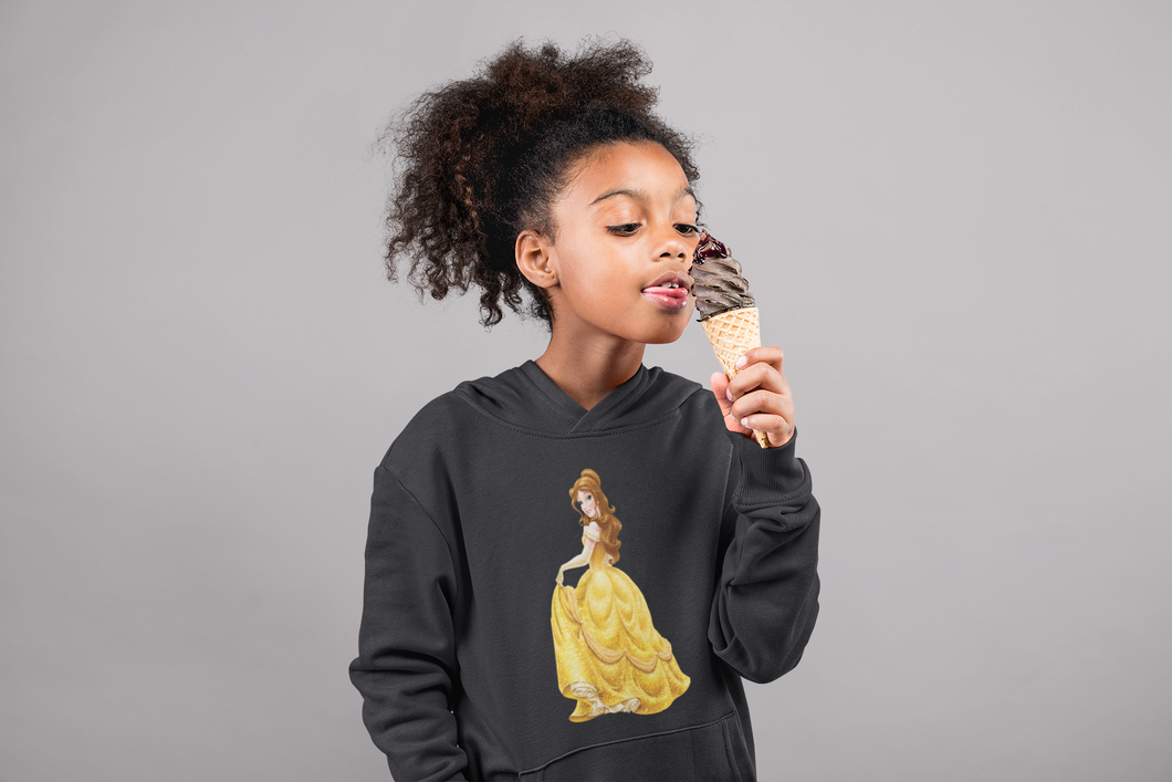 Cute Princess Girl Hoodies-KidsFashionVilla