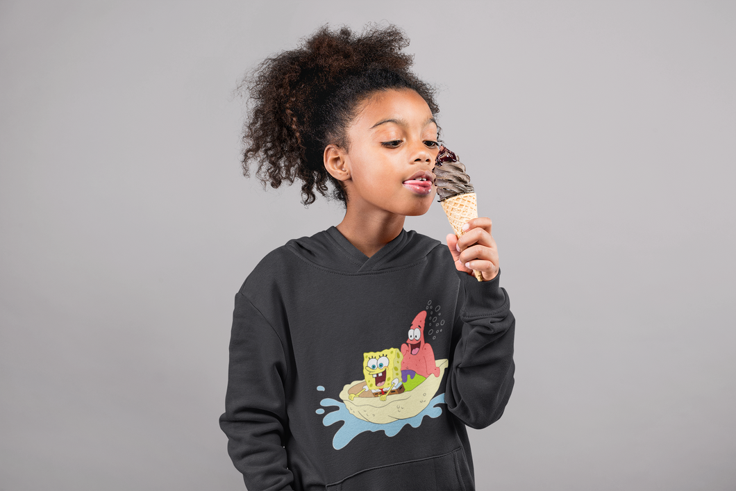 Cute Cartoon Girl Hoodies-KidsFashionVilla