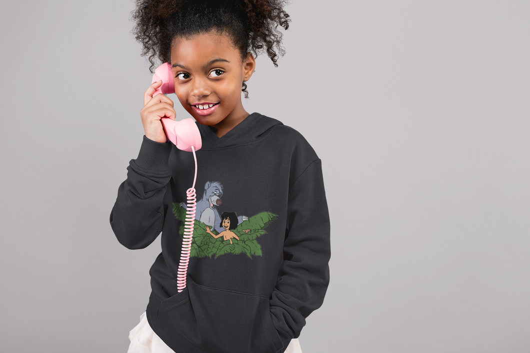 Cute Cartoon Girl Hoodies-KidsFashionVilla