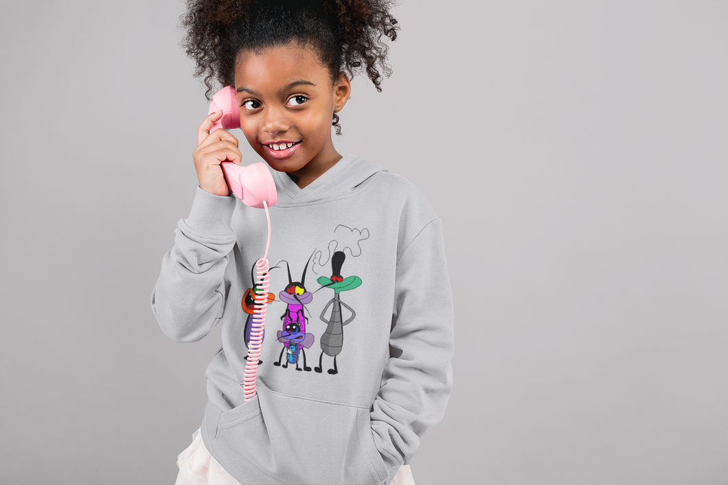 Cute Cartoon Girl Hoodies-KidsFashionVilla