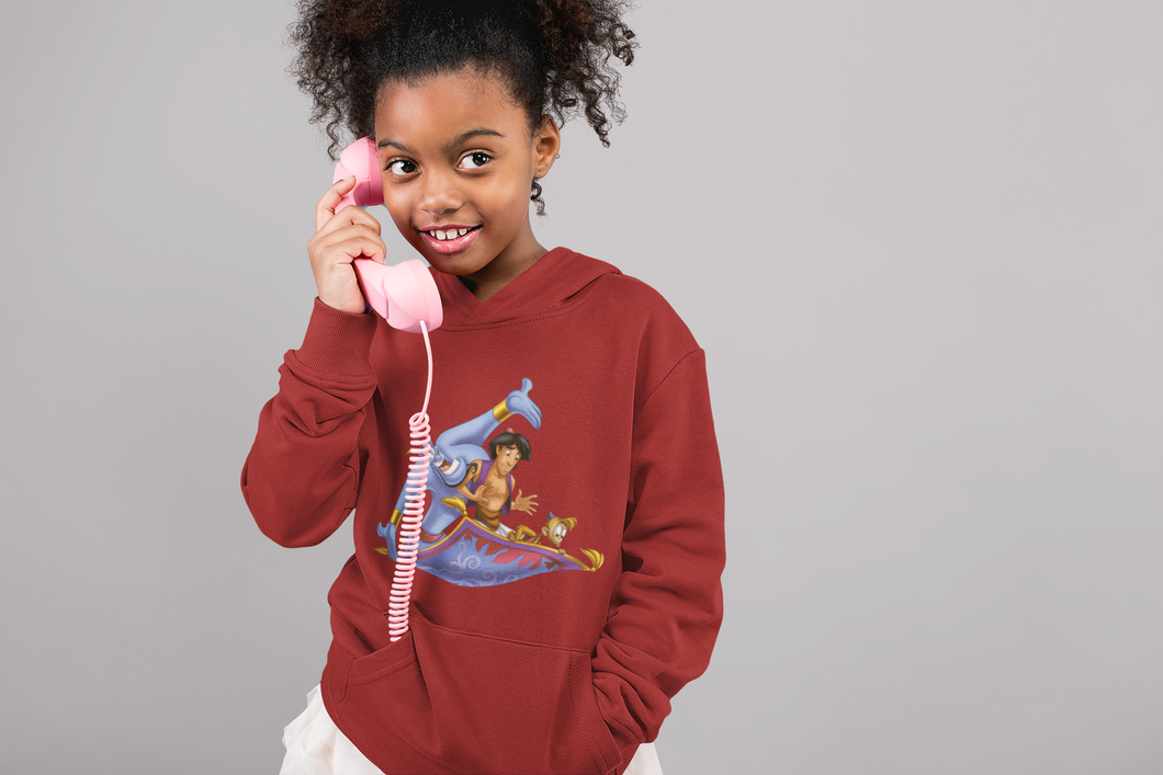 Cute Cartoon Girl Hoodies-KidsFashionVilla
