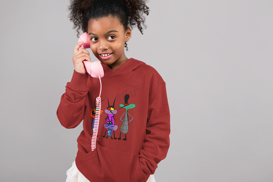 Cute Cartoon Girl Hoodies-KidsFashionVilla