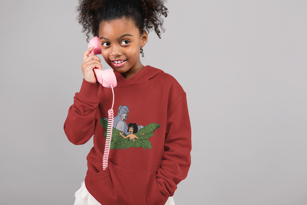 Cute Cartoon Girl Hoodies-KidsFashionVilla