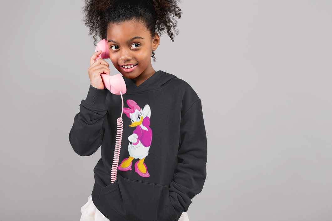 Cute Cartoon Girl Hoodies-KidsFashionVilla