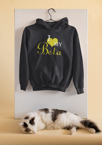 I Love My Beta Mother And Son Black Matching Hoodies- KidsFashionVilla