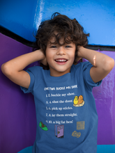 Load image into Gallery viewer, One Two Poem Half Sleeves T-Shirt for Boy-KidsFashionVilla

