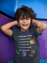 Load image into Gallery viewer, One Two Poem Half Sleeves T-Shirt for Boy-KidsFashionVilla
