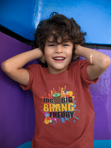 The Big Bhang Theory Holi Half Sleeves T-Shirt for Boy-KidsFashionVilla