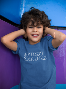 First Kanjak Half Sleeves T-Shirt for Boy-KidsFashionVilla
