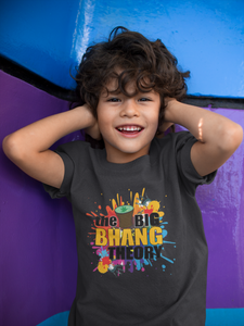 The Big Bhang Theory Holi Half Sleeves T-Shirt for Boy-KidsFashionVilla