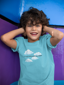 Its Okay Who I Am Today Minimals Half Sleeves T-Shirt for Boy-KidsFashionVilla