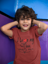 Load image into Gallery viewer, I Love My Masi Half Sleeves T-Shirt for Boy-KidsFashionVilla
