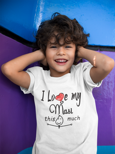 I Love My Masi Half Sleeves T-Shirt for Boy-KidsFashionVilla