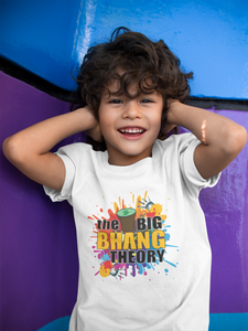 The Big Bhang Theory Holi Half Sleeves T-Shirt for Boy-KidsFashionVilla