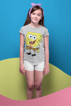 Load image into Gallery viewer, Cute Cartoon Half Sleeves T-Shirt For Girls -KidsFashionVilla
