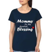 Load image into Gallery viewer, My Greatest Blessings Call Me Mommy Mother and Daughter Matching T-Shirt- KidsFashionVilla
