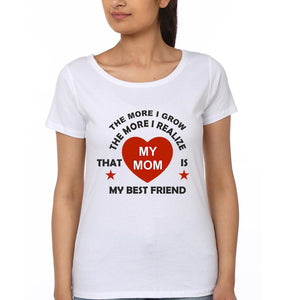 Mom Kid Best Friend Mother and Daughter Matching T-Shirt- KidsFashionVilla