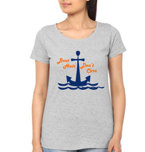 Load image into Gallery viewer, Boat Hair Dont Care Mother and Daughter Matching T-Shirt- KidsFashionVilla

