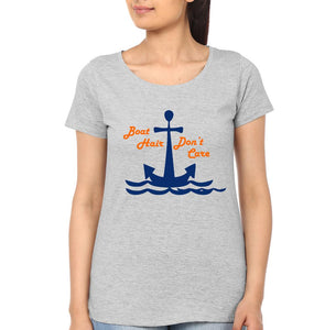 Boat Hair Dont Care Mother and Daughter Matching T-Shirt- KidsFashionVilla
