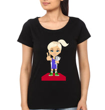 Load image into Gallery viewer, Trophy Mother and Daughter Matching T-Shirt- KidsFashionVilla
