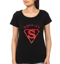 Load image into Gallery viewer, Super Mom Super Kid Mother and Daughter Matching T-Shirt- KidsFashionVilla
