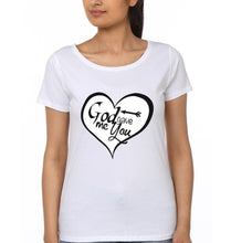 Load image into Gallery viewer, God Gave Me You Mother and Daughter Matching T-Shirt- KidsFashionVilla
