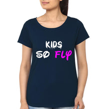 Load image into Gallery viewer, Mommy&#39;s Ride Or Die Kids So Fly Mother and Daughter Matching T-Shirt- KidsFashionVilla
