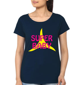 Super Mom & Super Baby Mother and Daughter Matching T-Shirt- KidsFashionVilla