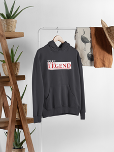 The Legend Mother And Son Black Matching Hoodies- KidsFashionVilla