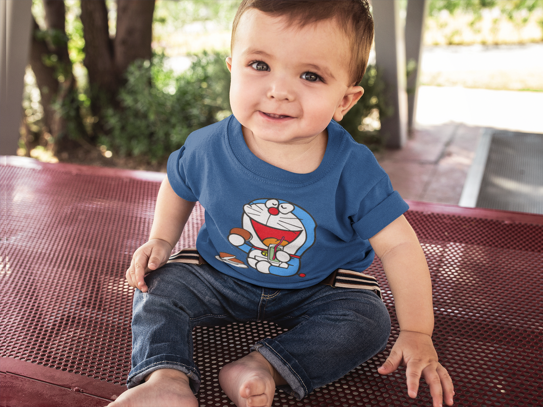 Cute Cartoon Half Sleeves T-Shirt for Boy-KidsFashionVilla
