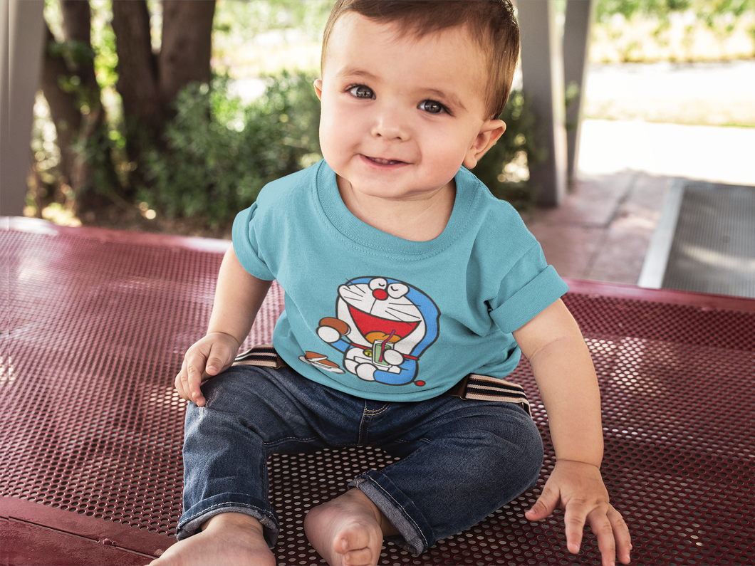 Cute Cartoon Half Sleeves T-Shirt for Boy-KidsFashionVilla
