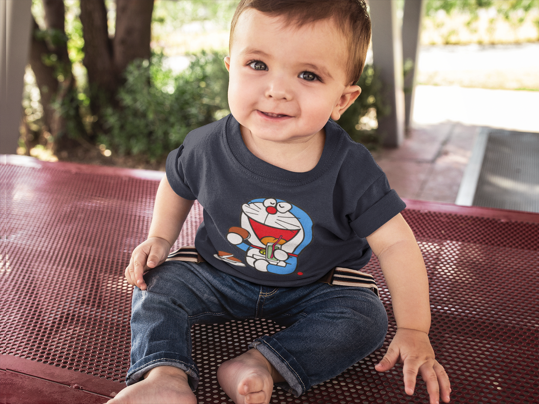 Cute Cartoon Half Sleeves T-Shirt for Boy-KidsFashionVilla