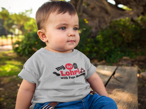 First Lohri With Papa Mumma Half Sleeves T-Shirt for Boy-KidsFashionVilla