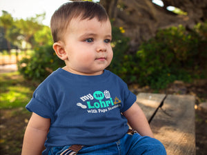 First Lohri With Papa Mumma Half Sleeves T-Shirt for Boy-KidsFashionVilla