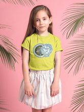 Load image into Gallery viewer, Leo Zodiac Sign Half Sleeves T-Shirt For Girls -KidsFashionVilla
