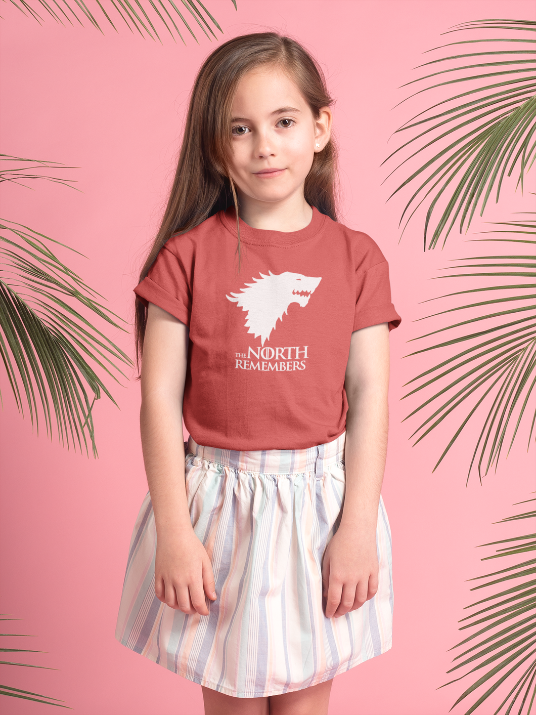 The North Remembers Web Series Half Sleeves T-Shirt For Girls -KidsFashionVilla
