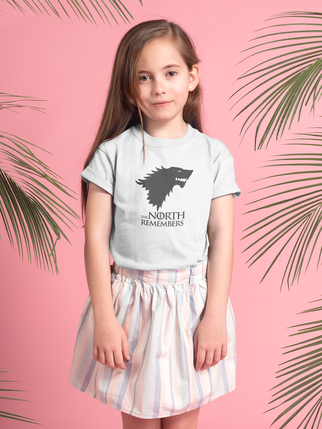 The North Remembers Web Series Half Sleeves T-Shirt For Girls -KidsFashionVilla
