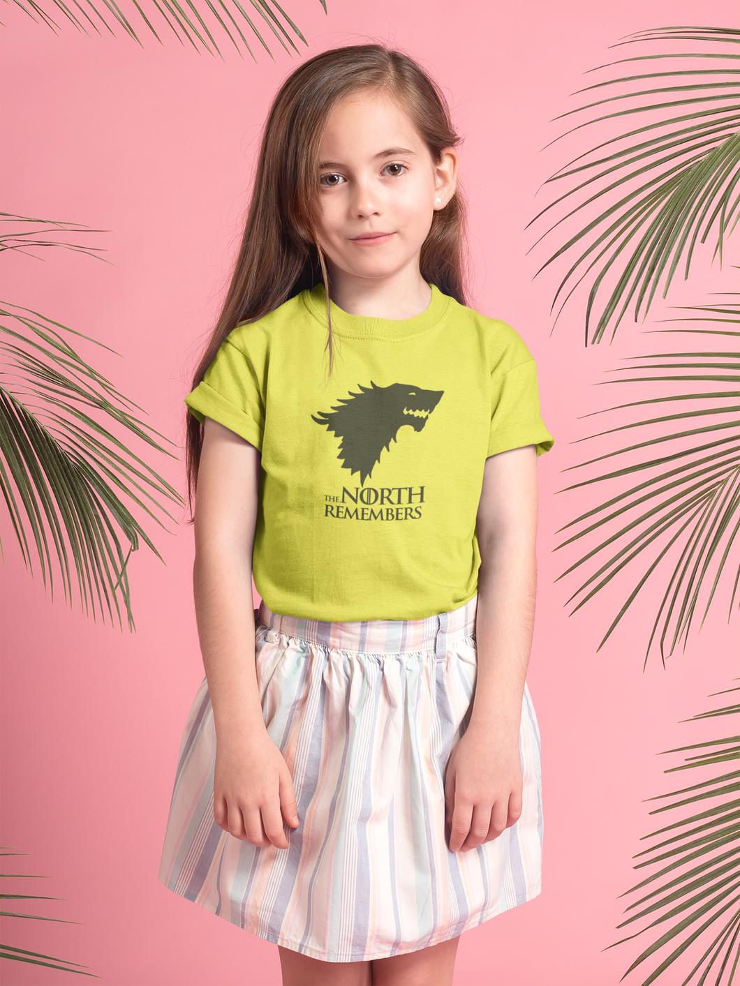The North Remembers Web Series Half Sleeves T-Shirt For Girls -KidsFashionVilla