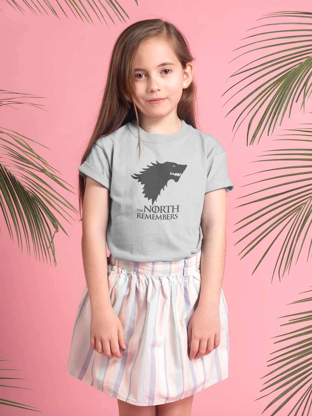 The North Remembers Web Series Half Sleeves T-Shirt For Girls -KidsFashionVilla