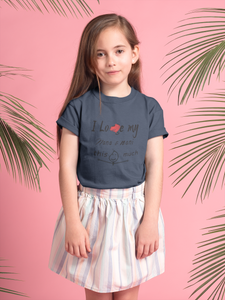 I Love My Nana Nani Half Sleeves T-Shirt For Girls -KidsFashionVilla