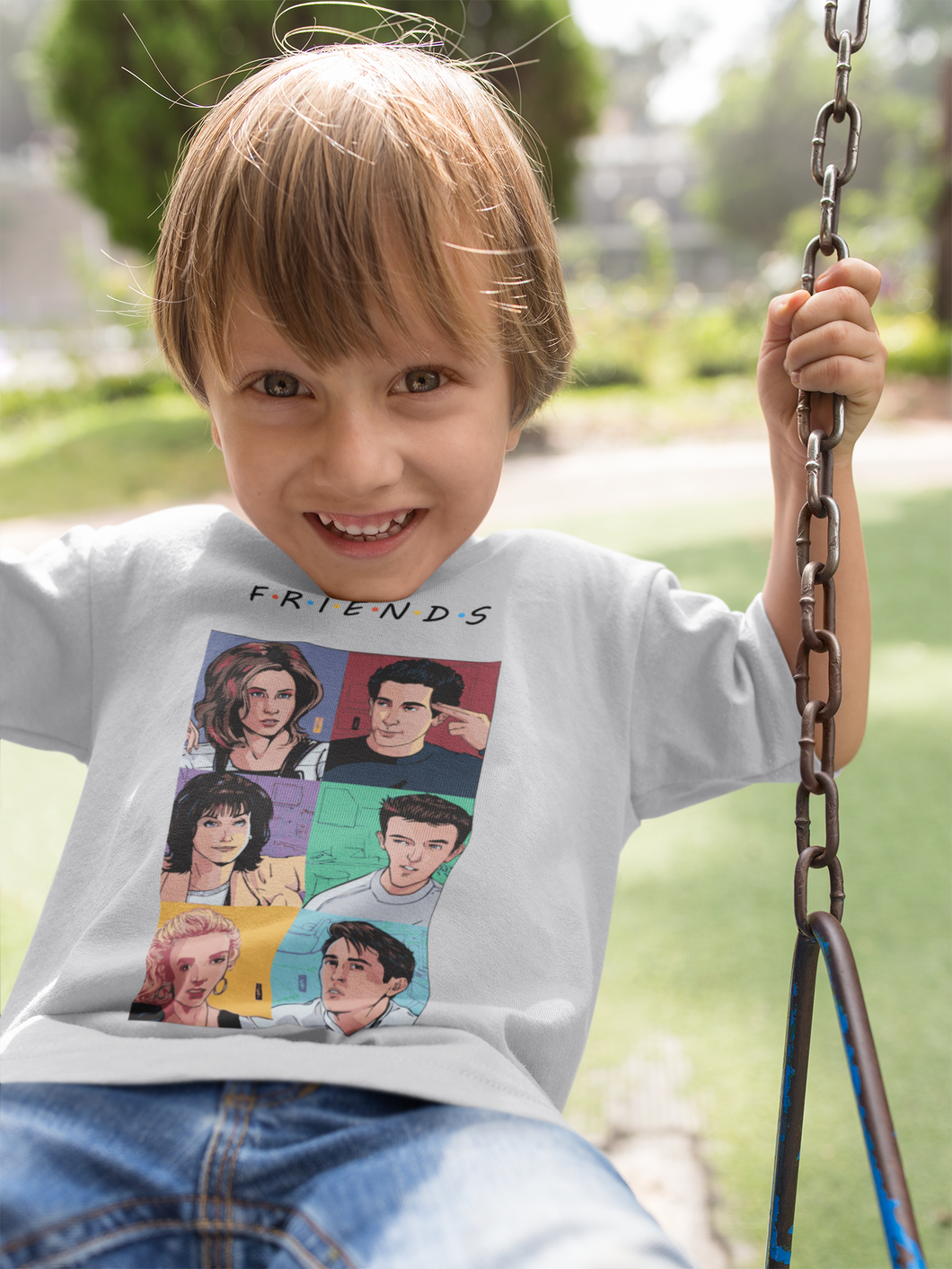 Friends Web Series Half Sleeves T-Shirt for Boy-KidsFashionVilla