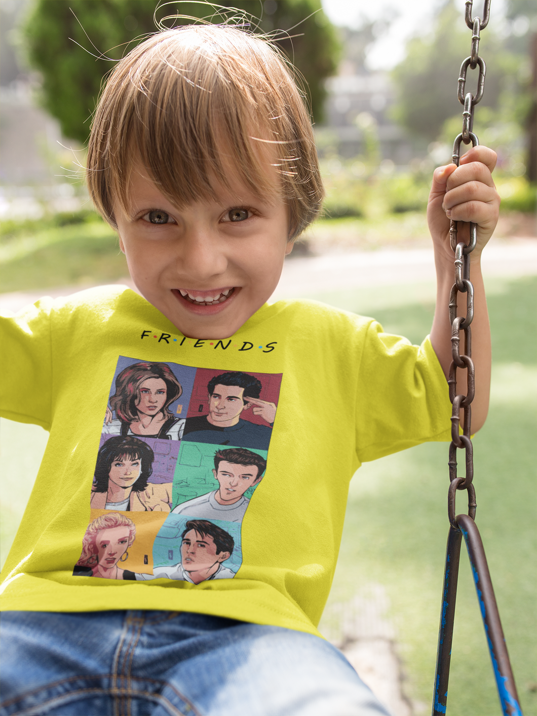 Friends Web Series Half Sleeves T-Shirt for Boy-KidsFashionVilla