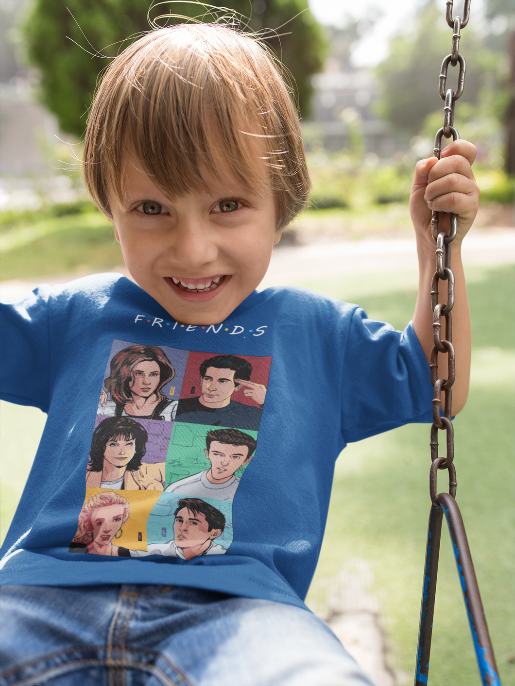 Friends Web Series Half Sleeves T-Shirt for Boy-KidsFashionVilla