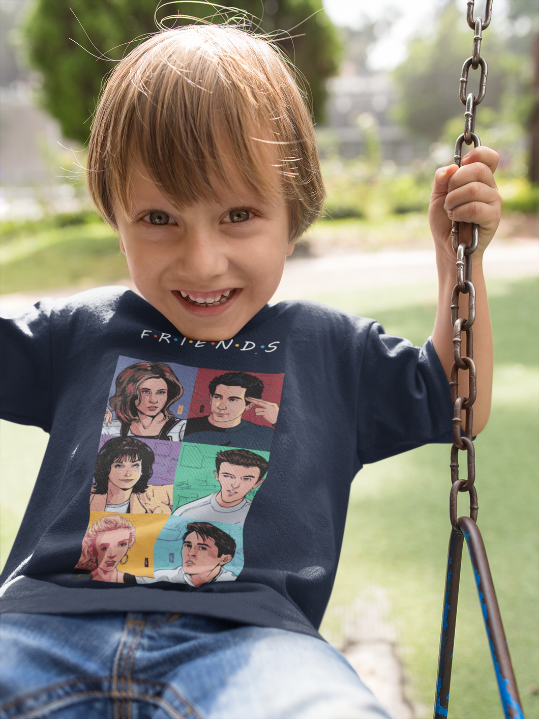 Friends Web Series Half Sleeves T-Shirt for Boy-KidsFashionVilla