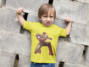 Superhero Half Sleeves T-Shirt for Boy-KidsFashionVilla