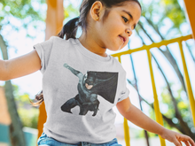 Load image into Gallery viewer, Superhero Half Sleeves T-Shirt For Girls -KidsFashionVilla
