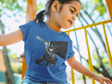 Load image into Gallery viewer, Superhero Half Sleeves T-Shirt For Girls -KidsFashionVilla
